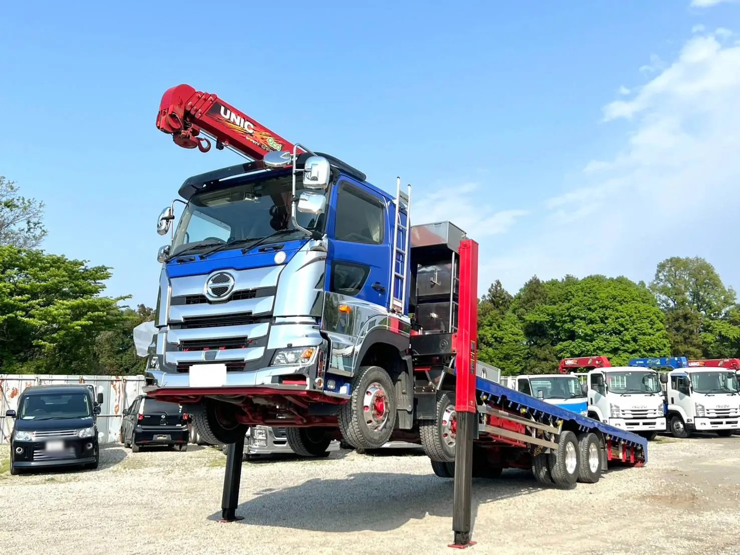 日野 プロフィア 大型 車両重機運搬 セルフローダー 2DG-FW1AHG