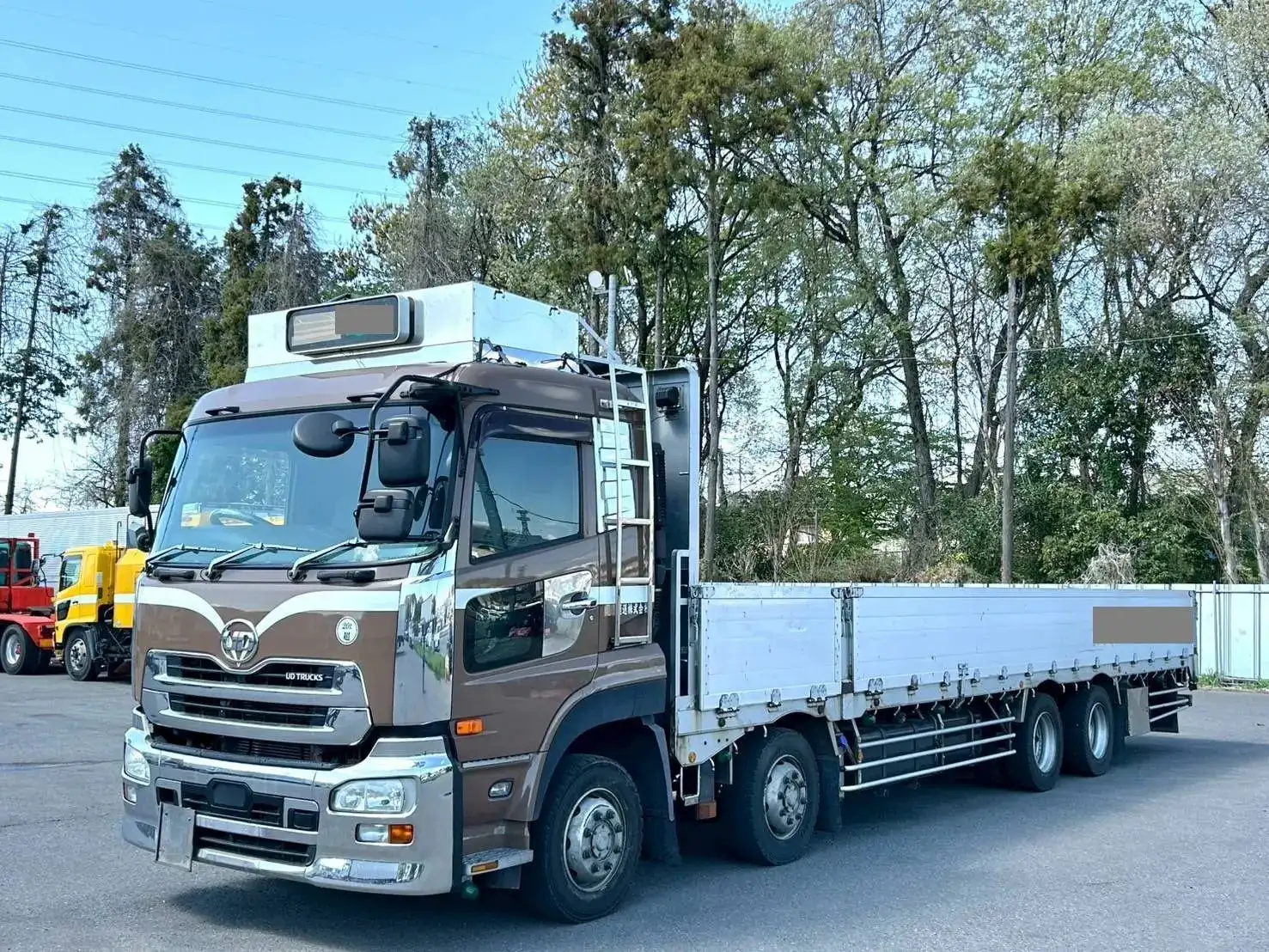 日産UD クオン 大型 平ボディ アルミブロック エアサス｜画像1