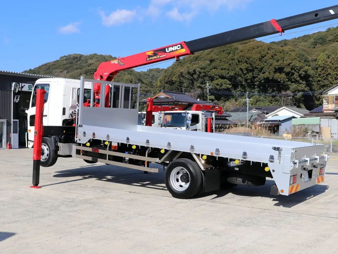 日野 レンジャー 中型/増トン 車両重機運搬 4段クレーン ラジコンの中古トラック画像4