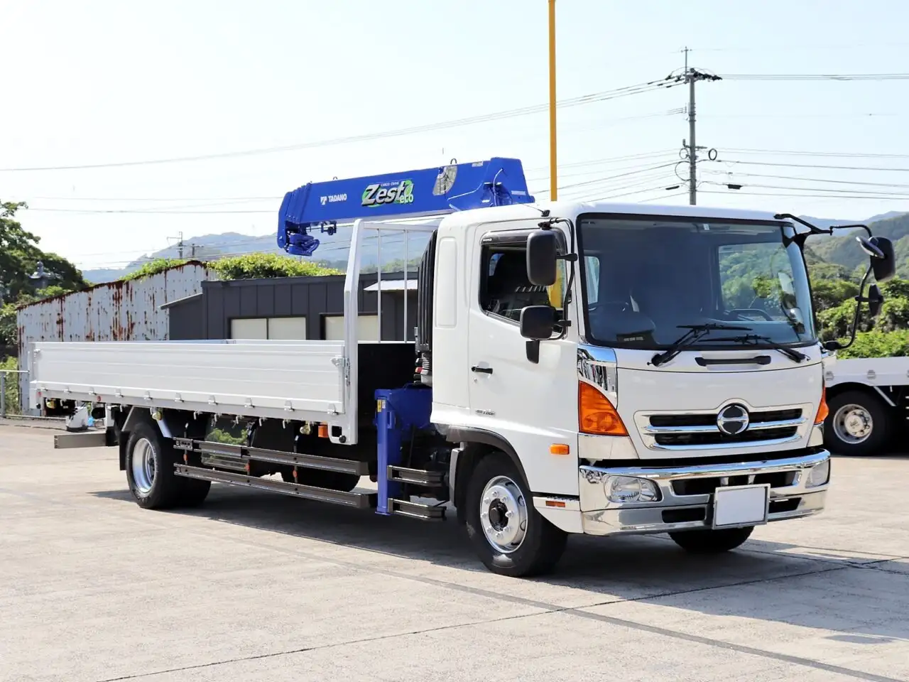 日野 レンジャー 中型/増トン クレーン付 床鉄板 5段の中古トラック画像3