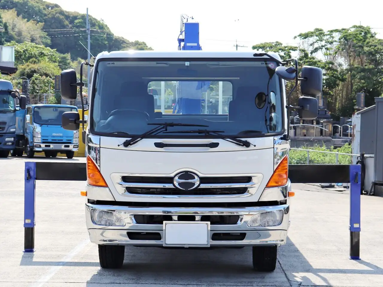 日野 レンジャー 中型/増トン クレーン付 床鉄板 5段の中古トラック画像2