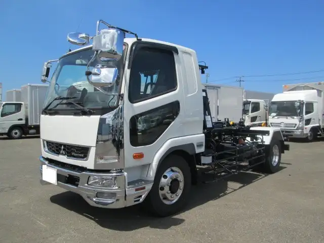 三菱 ファイター 中型/増トン アームロール ツインホイスト ベッド｜画像1