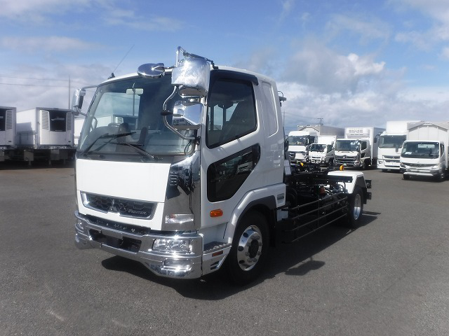 三菱 ファイター 中型/増トン アームロール ツインホイスト ベッド の中古トラック【車両No.187167】