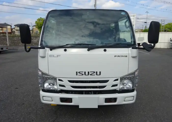 いすゞ エルフ 小型 平ボディ Wキャブ 幌の中古トラック画像2