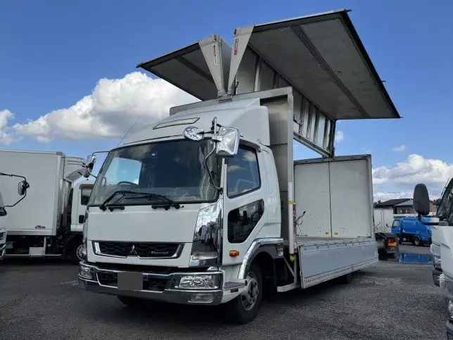 三菱 ファイター 中型/増トン ウイング ベッド TKG-FK61Fの中古トラック画像8