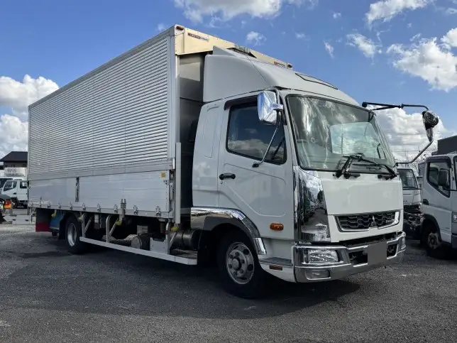 三菱 ファイター 中型/増トン ウイング ベッド TKG-FK61Fの中古トラック画像3