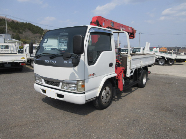 いすゞ エルフ 小型 クレーン付 セミロング KR-NKR81GN