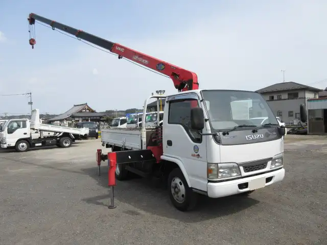 いすゞ エルフ 小型 クレーン付 4段 フックインの中古トラック画像7