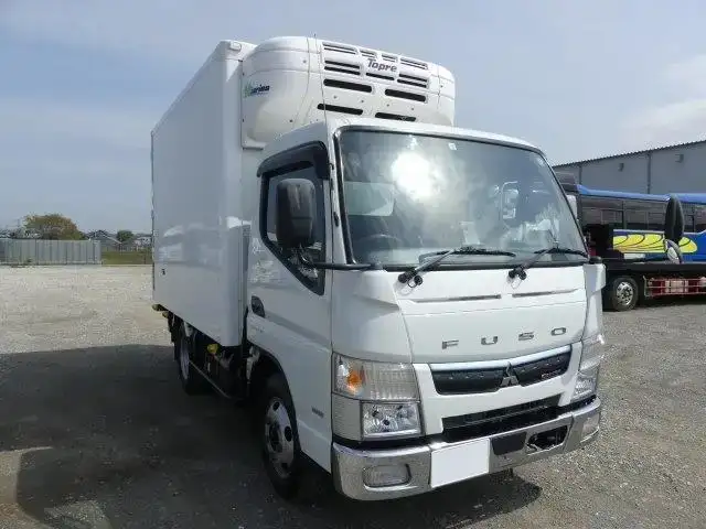 三菱 キャンター 小型 冷凍冷蔵 低温 床アルミの中古トラック画像2