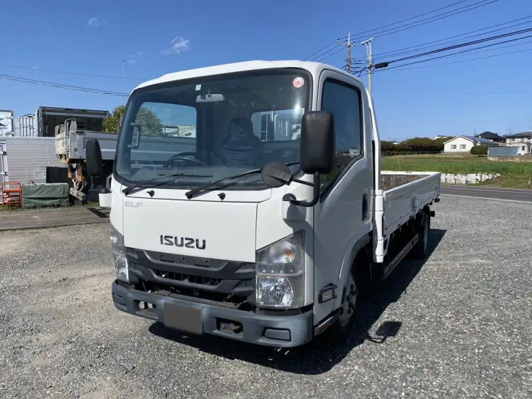 いすゞ エルフ 小型 平ボディ TPG-NLR85AR H29｜画像1