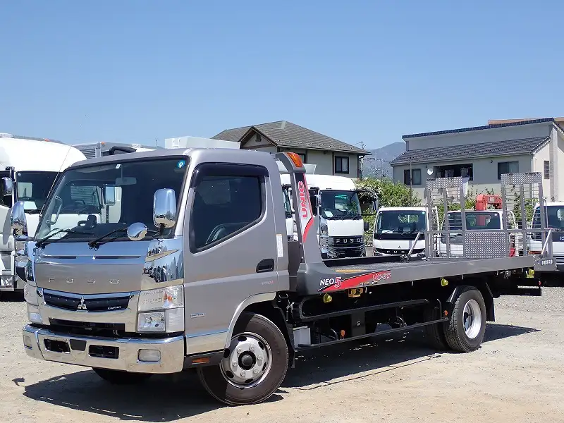 三菱 キャンター 小型 車両重機運搬 ラジコン ウインチ｜画像1