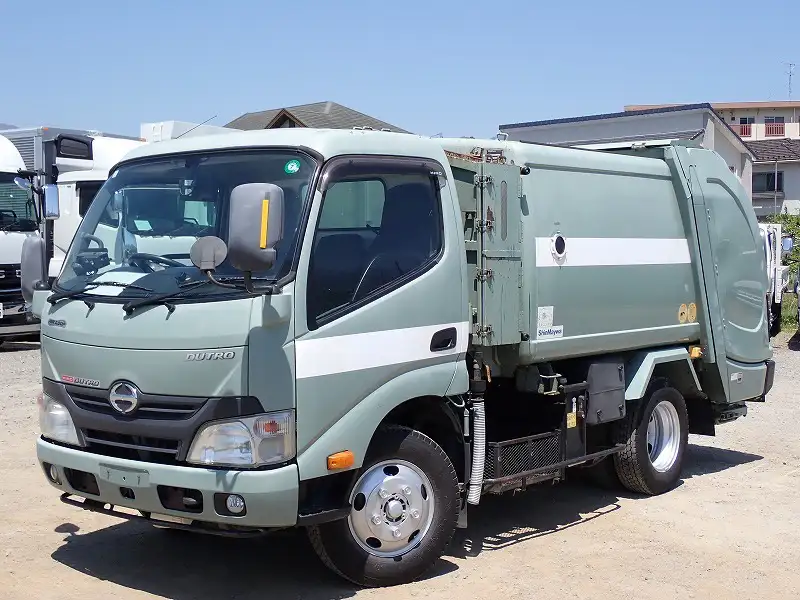 日野 デュトロ 小型 パッカー車 巻き込み式 回転ダンプ式｜画像1