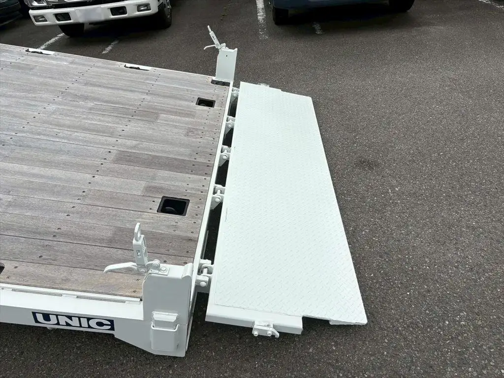 三菱 ファイター 中型/増トン 車両重機運搬 4段クレーン フックインの中古トラック画像11