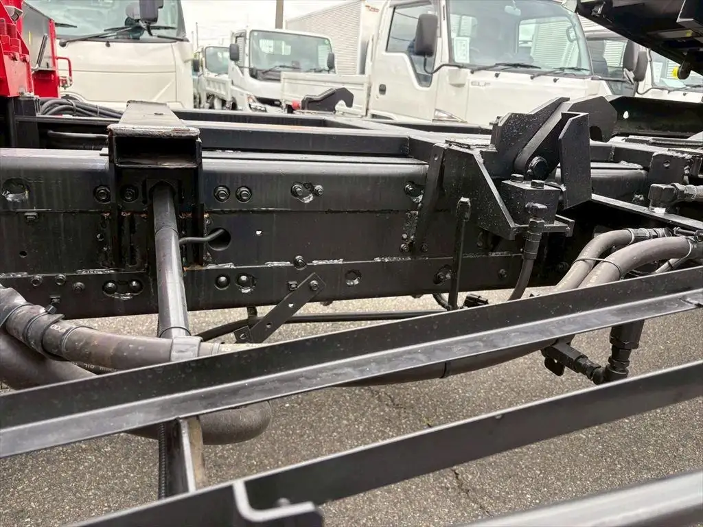 三菱 ファイター 中型/増トン 車両重機運搬 4段クレーン フックインの中古トラック画像18