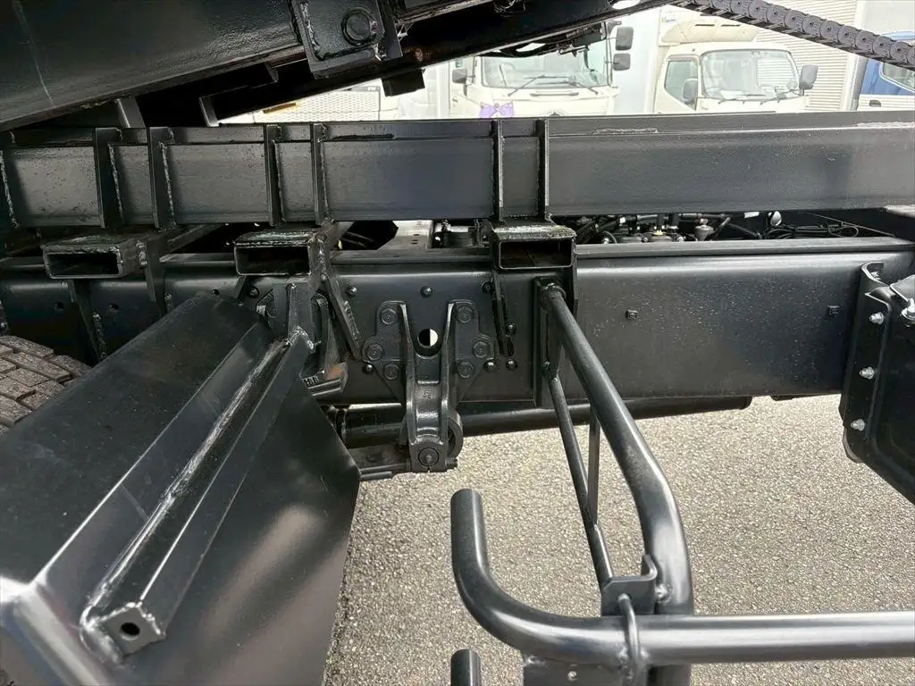 三菱 ファイター 中型/増トン 車両重機運搬 4段クレーン フックインの中古トラック画像19
