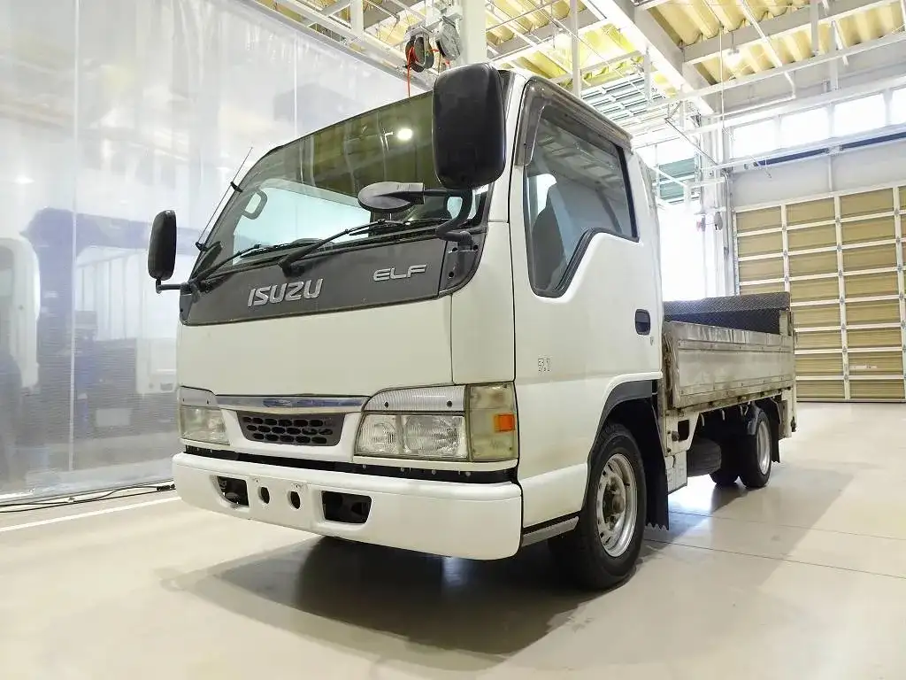 いすゞ エルフ 小型 平ボディ パワーゲート KR-NHR69E｜画像1