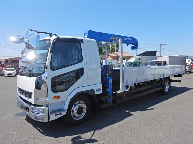 三菱 ファイター 中型/増トン クレーン付 アルミブロック 4段の中古トラック画像1