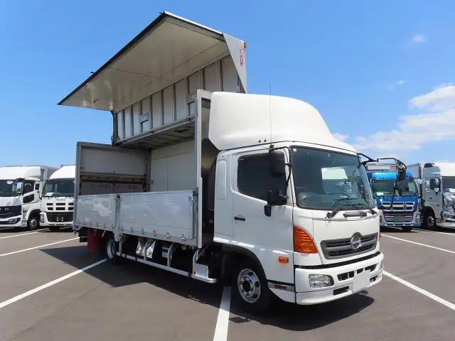 日野 レンジャー 中型/増トン ウイング パワーゲート エアサスの中古トラック画像3
