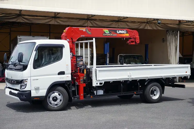 三菱 キャンター 小型 クレーン付 5段 ラジコン の中古トラック【車両No.187375】