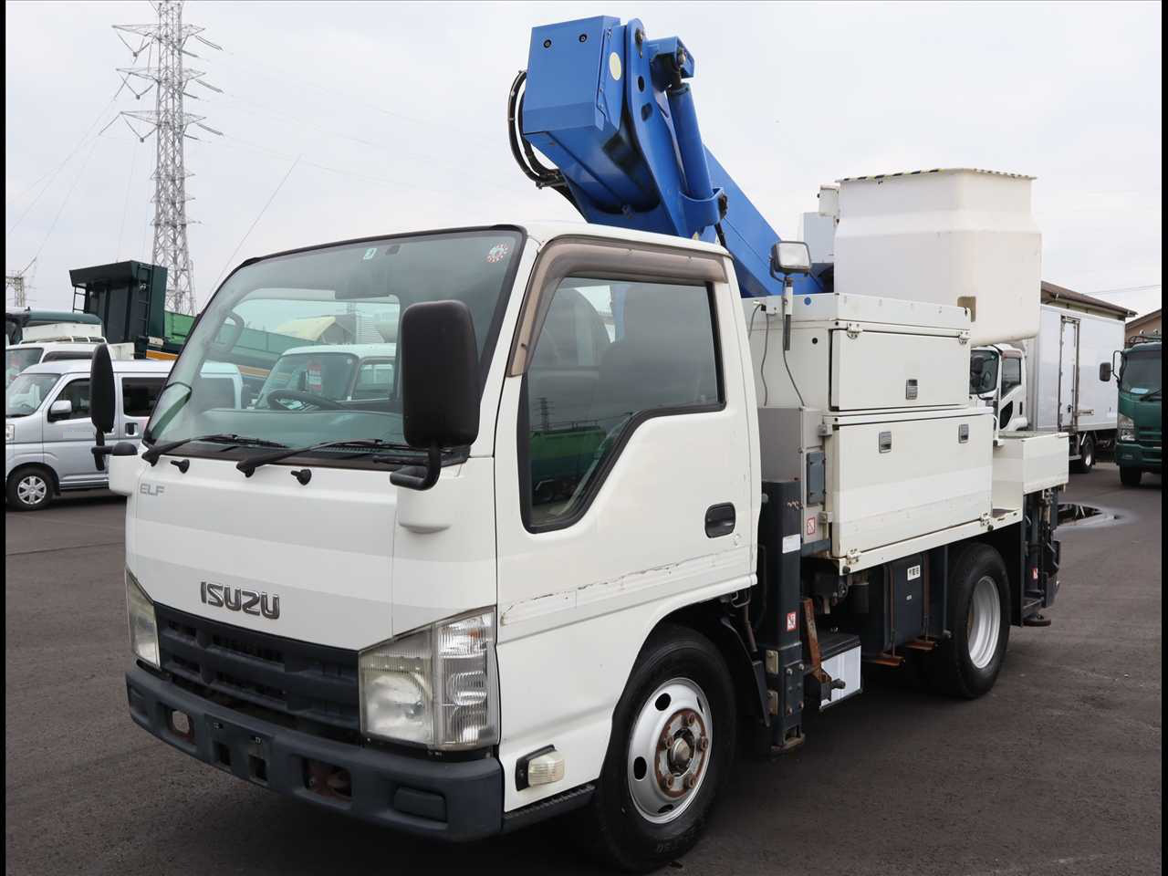 いすゞ エルフ 小型 高所・建柱車 高所作業車 PB-NKR81AN の中古トラック【車両No.188487】