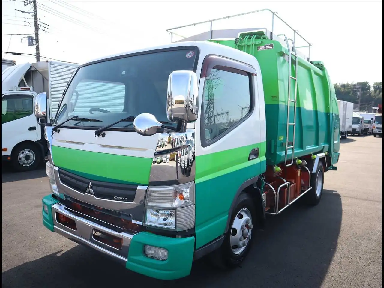 三菱 キャンター 小型 パッカー車 プレス式 SKG-FEB90 の中古トラック【車両No.187320】