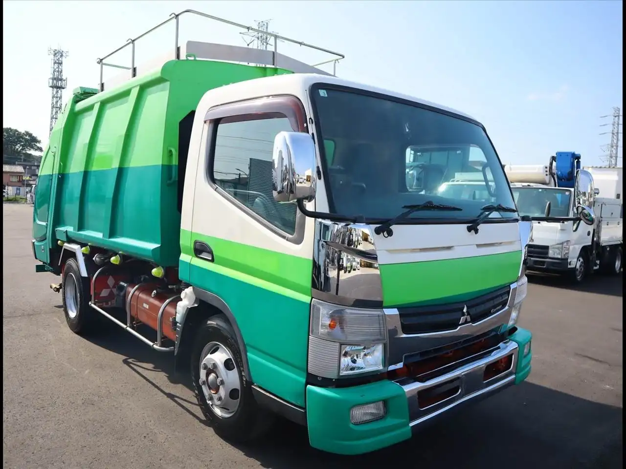 三菱 キャンター 小型 パッカー車 プレス式 SKG-FEB90の中古トラック画像2