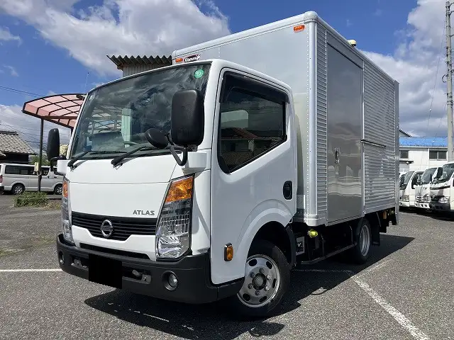 日産 アトラス 小型 アルミバン パワーゲート サイドドアの中古トラック画像1