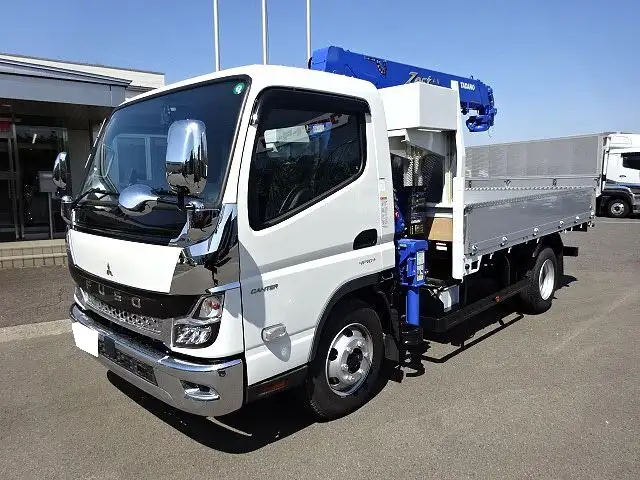 三菱 キャンター 小型 クレーン付 アルミブロック 4段の中古トラック画像1
