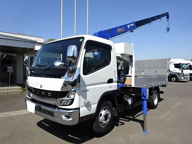 三菱 キャンター 小型 クレーン付 アルミブロック 4段の中古トラック画像3