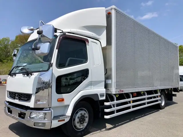 三菱 ファイター 中型/増トン アルミバン パワーゲート エアサスの中古トラック画像1