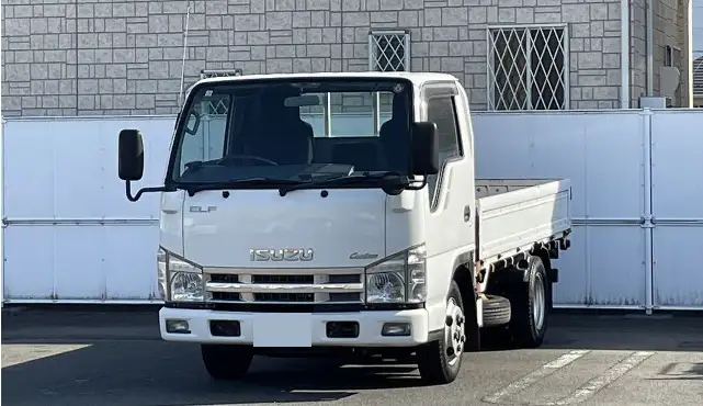 いすゞ エルフ 小型 平ボディ 床鉄板 BKG-NJR85Aの中古トラック画像1