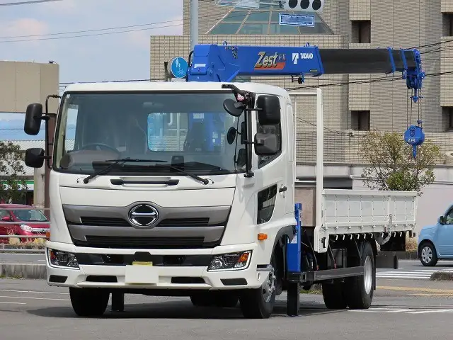 日野 レンジャー 中型/増トン クレーン付 4段 ラジコンの中古トラック画像1