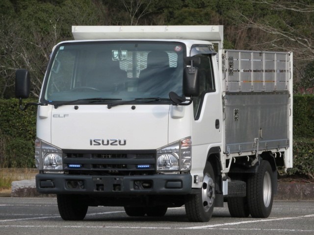 いすゞ エルフ 小型 平ボディ パワーゲート 床鉄板 の中古トラック【車両No.179337】