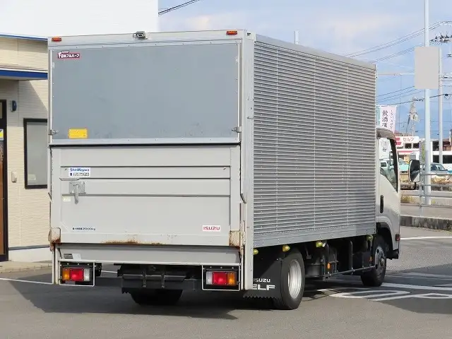 いすゞ エルフ 小型 アルミバン パワーゲート 床鉄板の中古トラック画像3