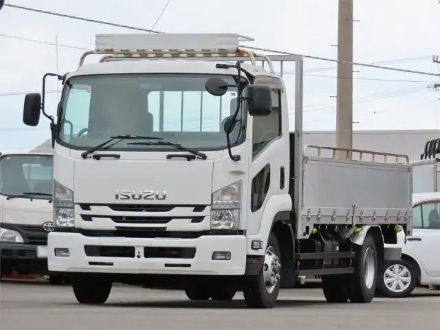 いすゞ フォワード 中型/増トン 平ボディ アルミブロック TKG-FRR90S2の中古トラック画像1