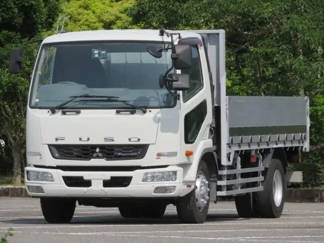 三菱 ファイター 中型/増トン 平ボディ アルミブロック TKG-FK72FYの中古トラック画像1