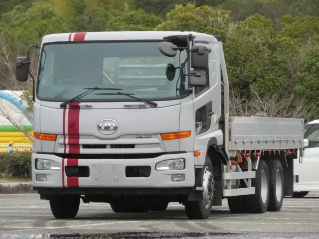 日産UD コンドル 中型/増トン 平ボディ 床鉄板 アルミブロックの中古トラック画像1