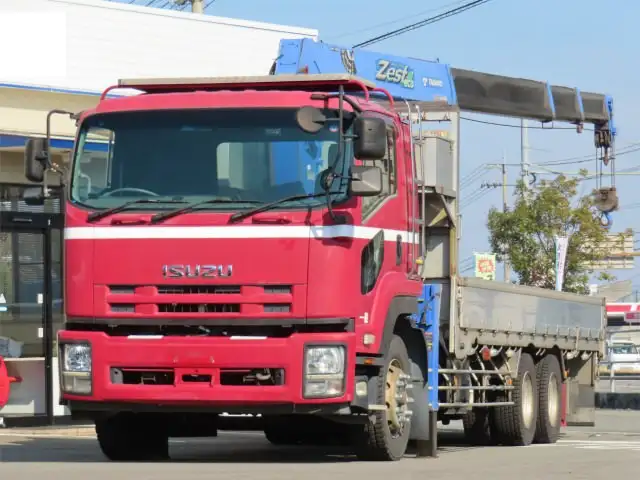 いすゞ フォワード 中型/増トン クレーン付 床鉄板 アルミブロック の中古トラック【車両No.180206】