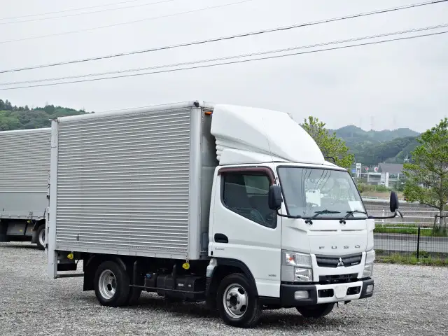 三菱 キャンター 小型 アルミバン パワーゲート TPG-FBA00の中古トラック画像1
