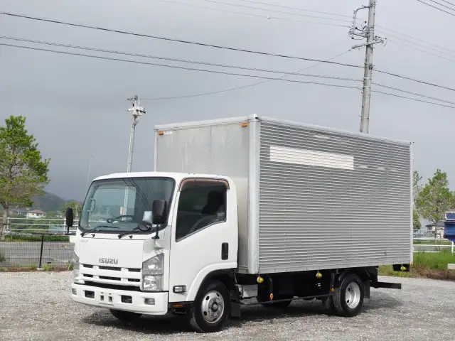 いすゞ エルフ 小型 アルミバン BKG-NPR85AN H23｜画像1