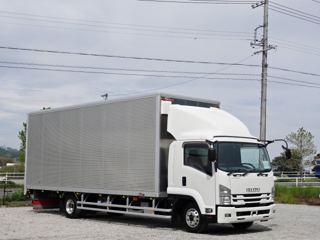 いすゞ フォワード 中型/増トン アルミバン ワイド TKG-FRR90T2
