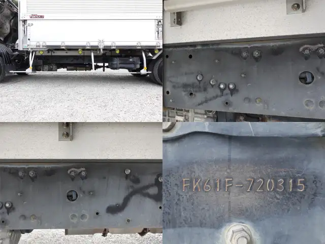 三菱 ファイター 中型/増トン ウイング ベッド PDG-FK61Fの中古トラック画像14