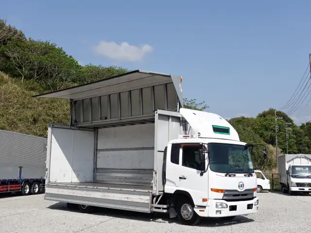 日産UD コンドル 中型/増トン ウイング パワーゲート エアサスの中古トラック画像1