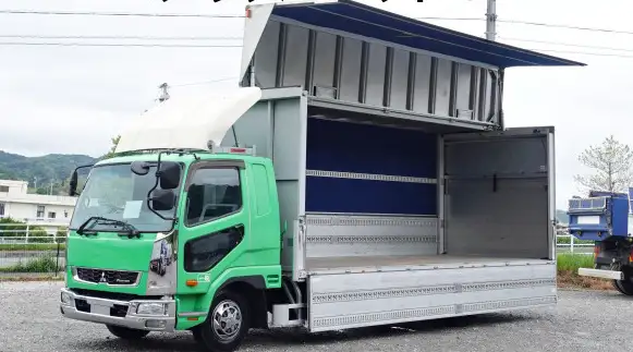 三菱 ファイター 中型/増トン ウイング パワーゲート エアサスの中古トラック画像1