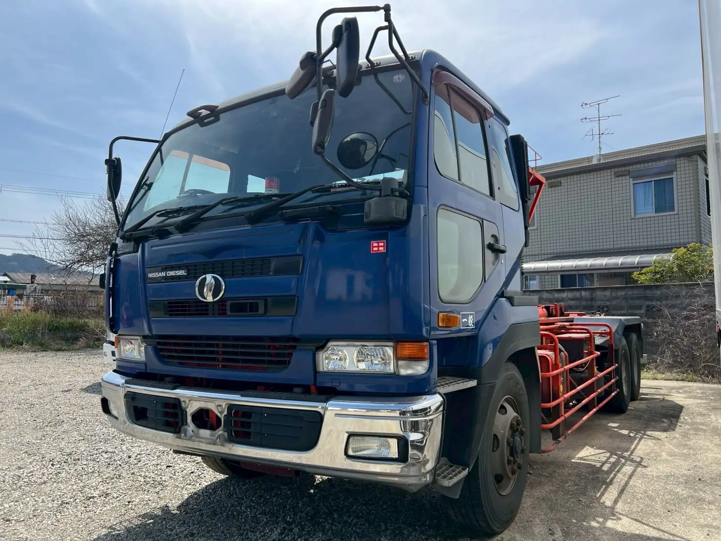 日産UD ビッグサム 大型 アームロール ツインホイスト ベッド｜画像1