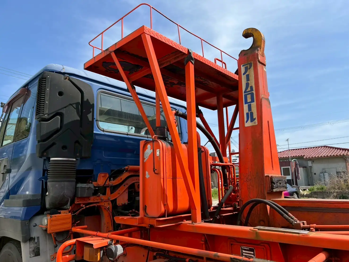 日産UD ビッグサム 大型 アームロール ツインホイスト ベッドの中古トラック画像6