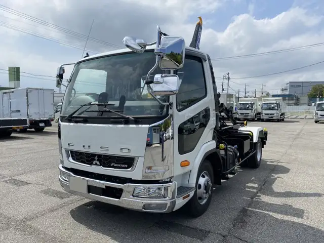 三菱 ファイター 中型/増トン アームロール ツインホイスト 2KG-FK72Fの中古トラック画像1