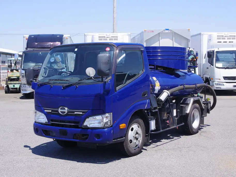 日野 デュトロ 小型 タンク車 バキューム TKG-XZU605M｜画像1