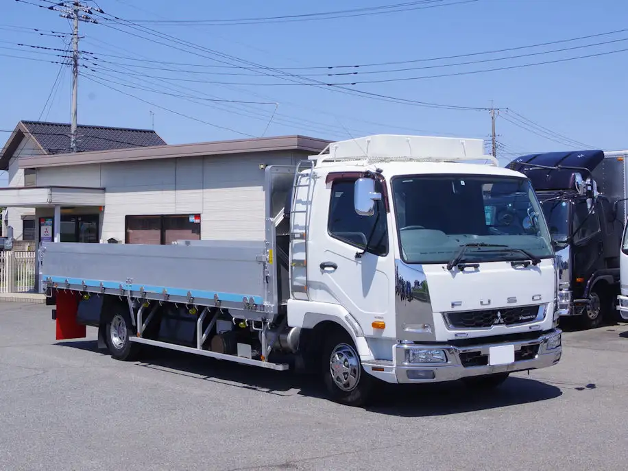 三菱 ファイター 中型/増トン 平ボディ アルミブロック ベッドの中古トラック画像2