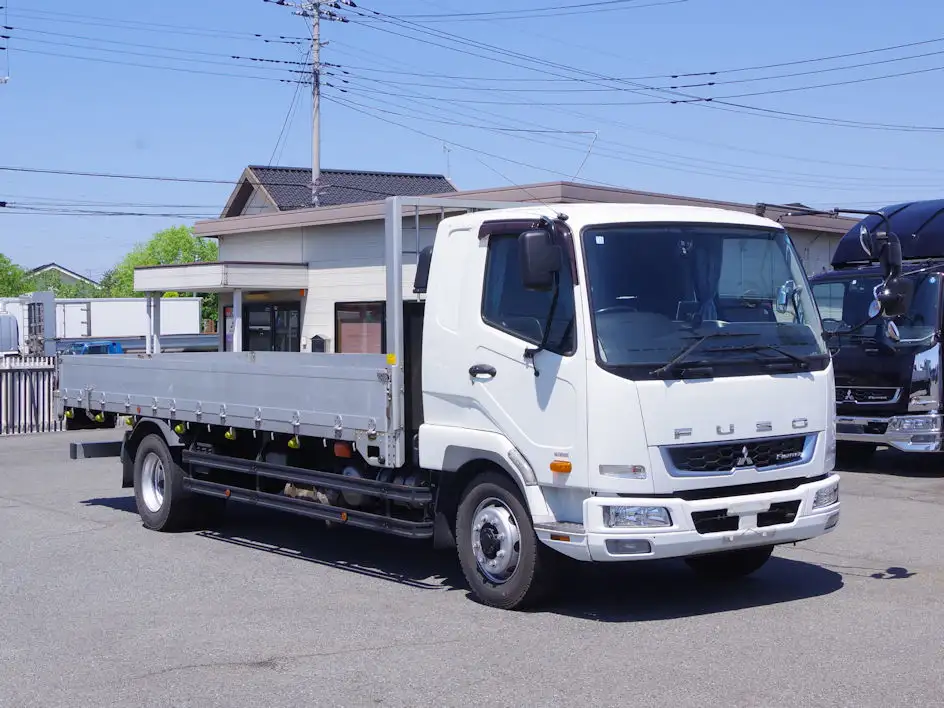 三菱 ファイター 中型/増トン 平ボディ アルミブロック ベッドの中古トラック画像2